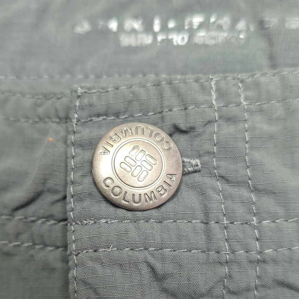 Columbia Short Men's Gray Nylon Hiking Camping Cargo 36W 34L Outdoor Gear - Picture 4 of 8